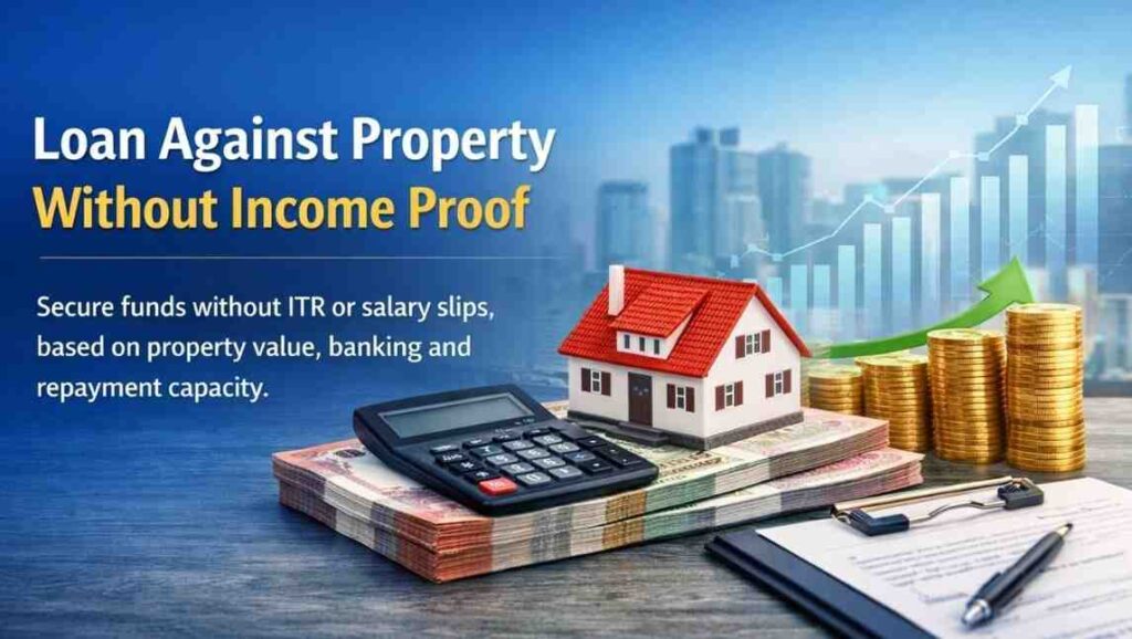 Laon-against-property-without-income-proof
